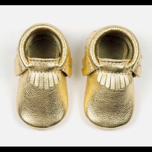 Freshly Picked Moccasins Size 1 Gold